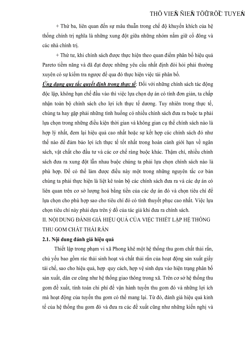 image for page Bước đầu tính toán hiệu quả kinh tế của việc thiết lập hệ thống thu gom chất thải rắn làng giấy Phong Khê huyện Yên Phong tỉnh Bắc Ninh