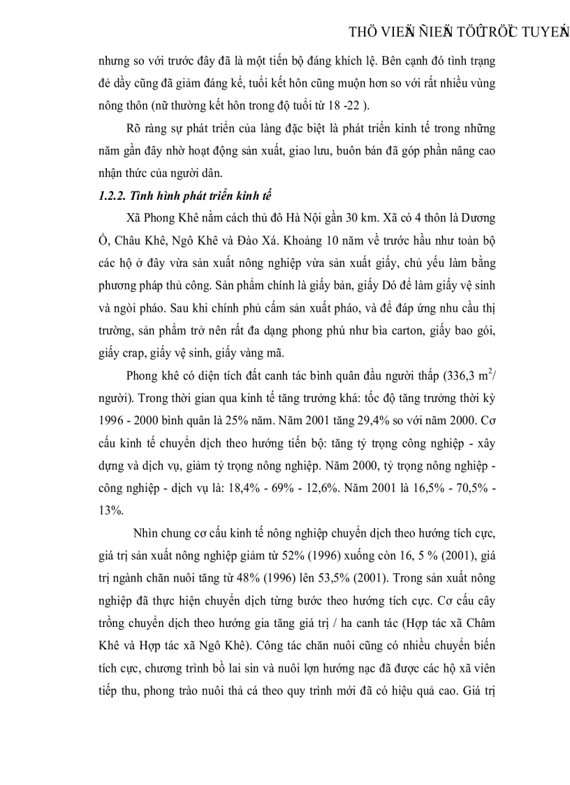 image for page Bước đầu tính toán hiệu quả kinh tế của việc thiết lập hệ thống thu gom chất thải rắn làng giấy Phong Khê huyện Yên Phong tỉnh Bắc Ninh