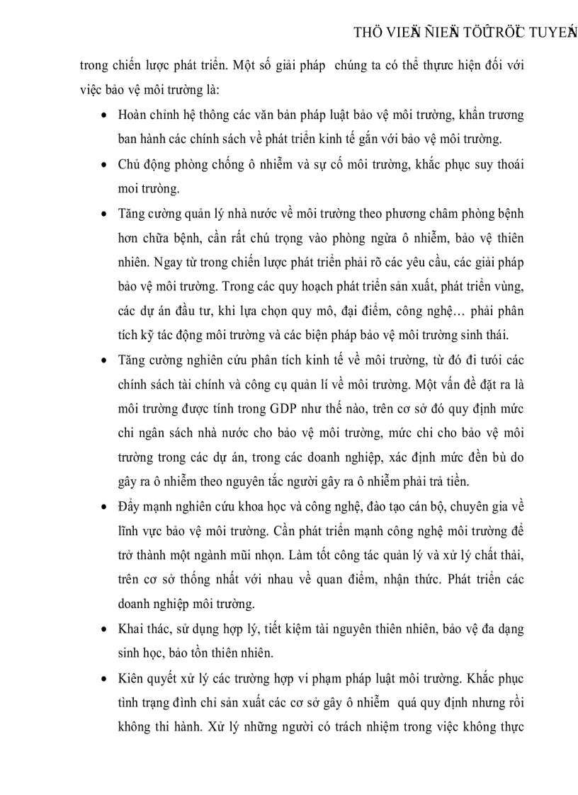 image for page Quan hệ giữa xã hội với tự nhiên và vấn đề bảo vệ môi trường ở nước ta hiện nay