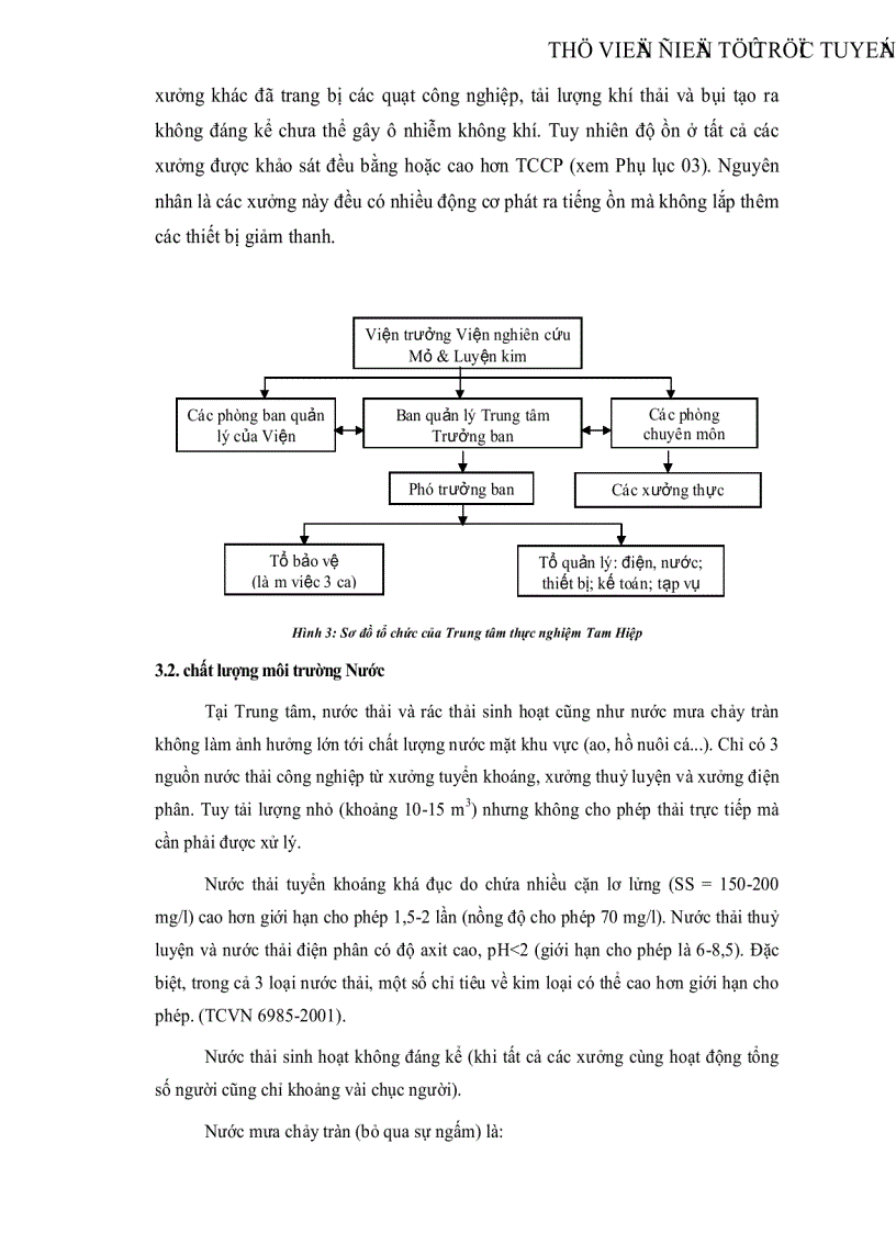image for page Nghiên cứu xây dựng Hệ thống quản lý môi trường theo tiêu chuẩn ISO 14001 cho Trung tâm thực nghiệm Tam Hiệp Viện nghiên cứu Mỏ và Luyện kim Bộ Công nghiệp
