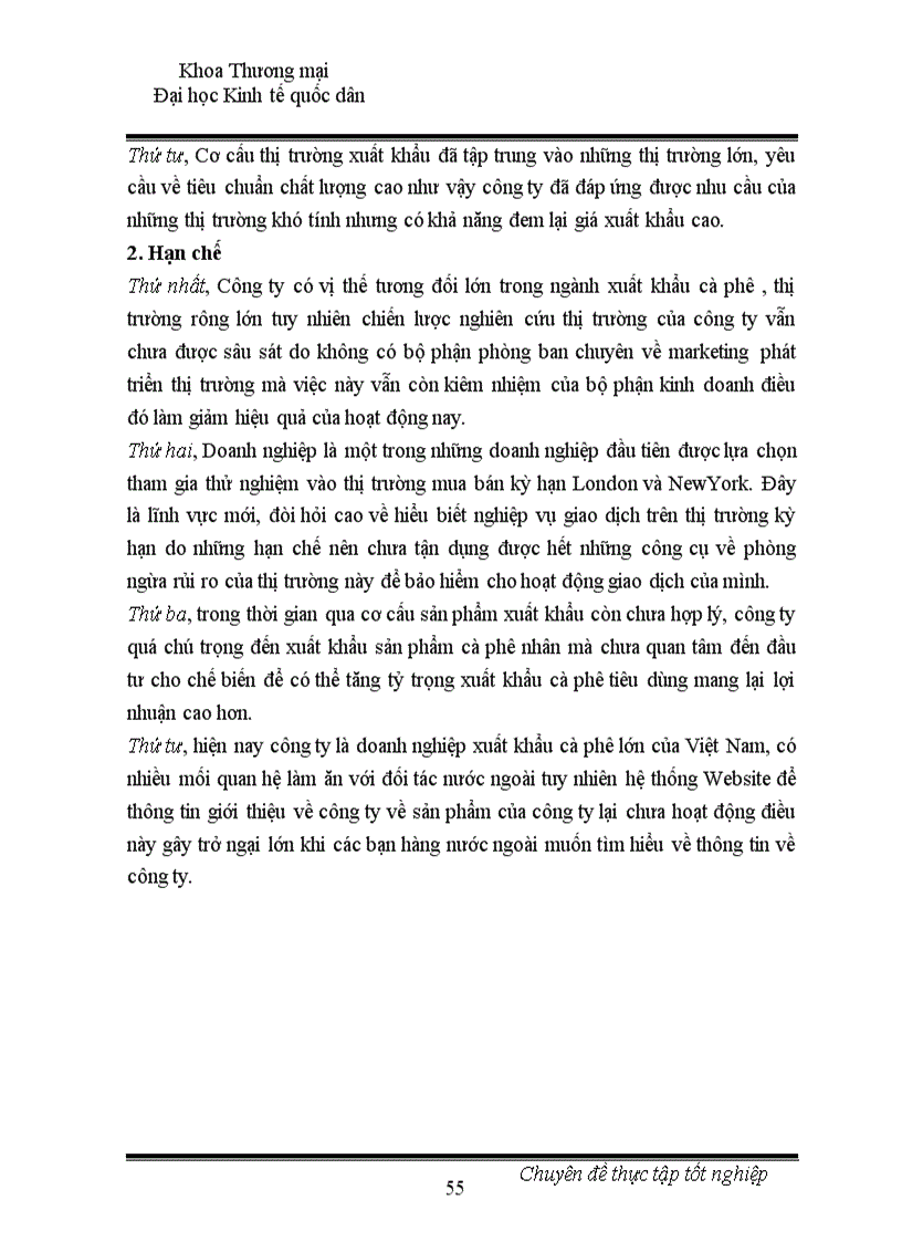 image for page THư c tâ p tô t nghiê p Giải pháp cho xuất nhập khẩu cafe