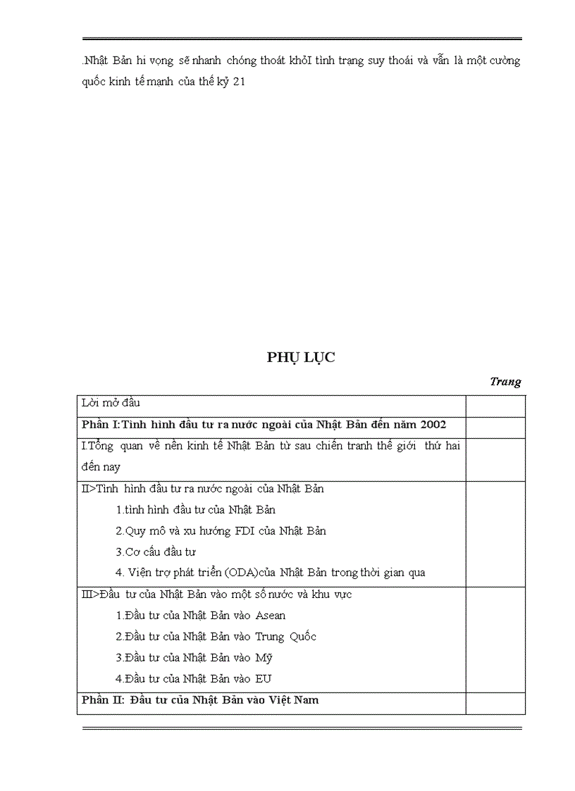 image for page Tình hình đầu tư của nhật bản ra nước ngoài và những giải pháp cho việc tăng cường nguồn vốn của nhật bản vào việt nam