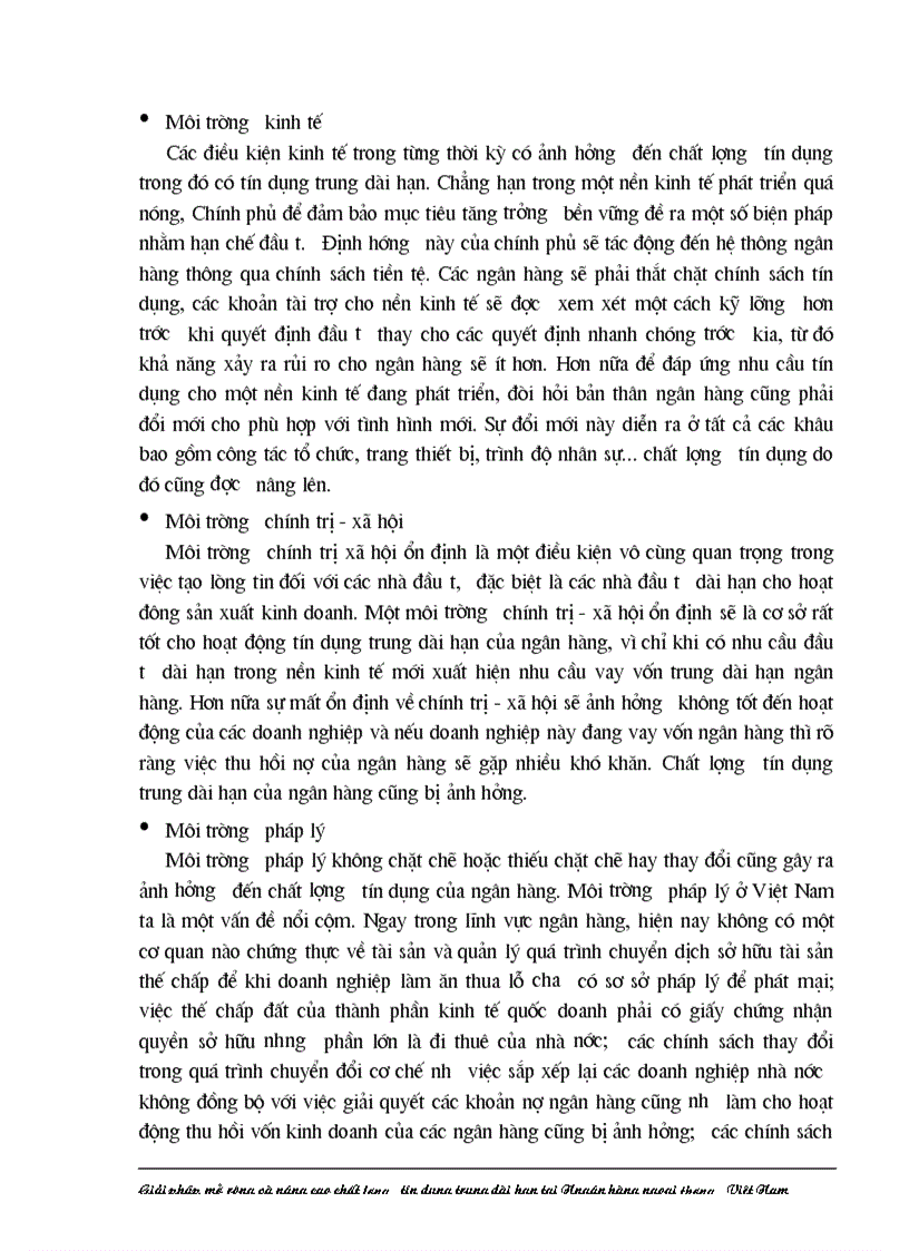 image for page Giải pháp nhằm nâng cao chất lượng tín dụng trung dài hạn tại Ngân hàng Ngoại thương Việt Nam