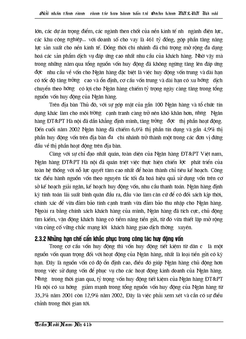 image for page Giải pháp tăng cường công tác huy động vốn tại Ngân hàng Đầu tư và Phát triển thành phố Hà Nội