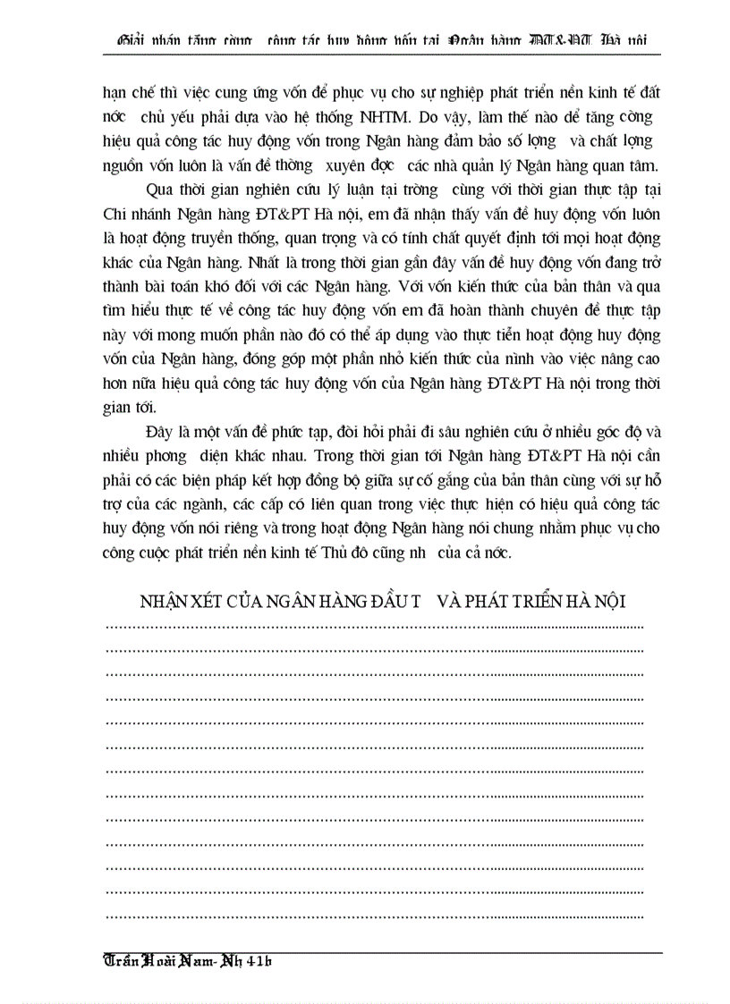 image for page Giải pháp tăng cường công tác huy động vốn tại Ngân hàng Đầu tư và Phát triển thành phố Hà Nội