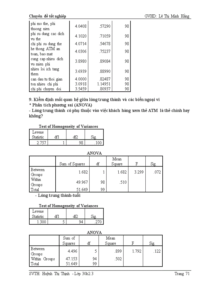 image for page Nghiên cứu các biến số ảnh hưởng đến lòng trung thành của khách hàng thẻ atm tại ngân hàng đông á