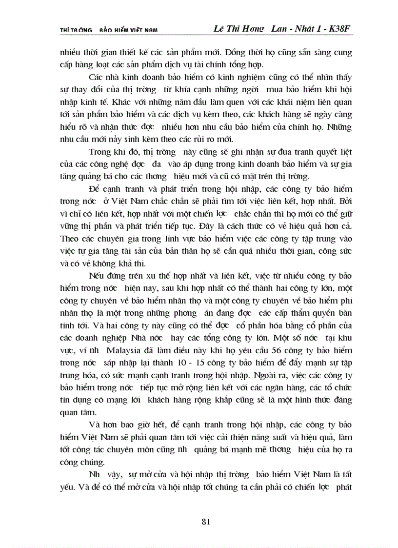 image for page Bảo hiểm Việt Nam trước thềm hội nhập và giải pháp đẩy mạnh sự phát triển của thị trường bảo hiểm Việt Nam đến 2010