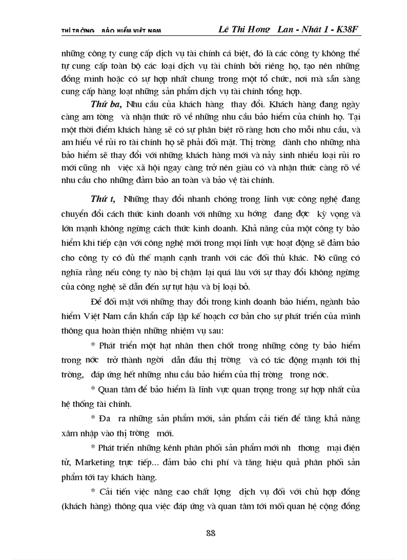 image for page Bảo hiểm Việt Nam trước thềm hội nhập và giải pháp đẩy mạnh sự phát triển của thị trường bảo hiểm Việt Nam đến 2010