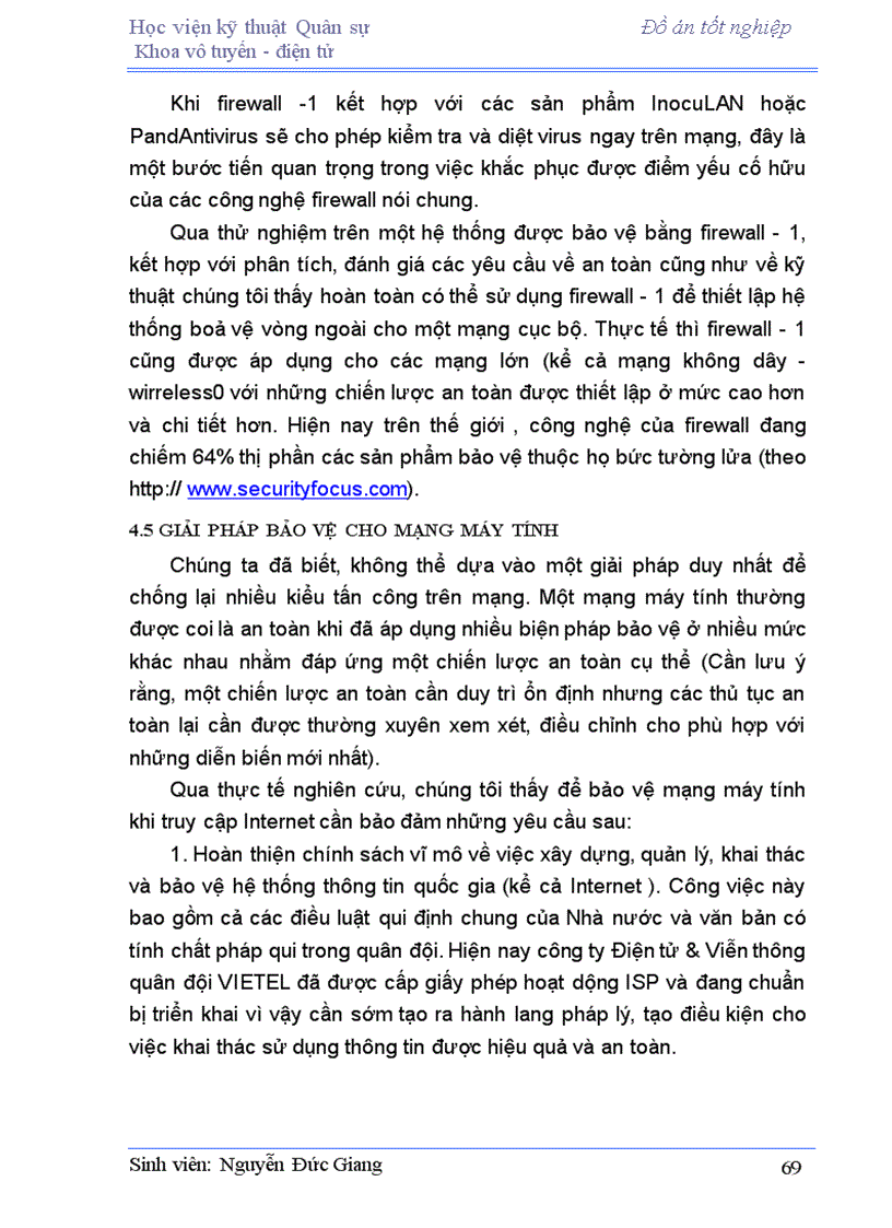 image for page Bảo mật mạng máy tính