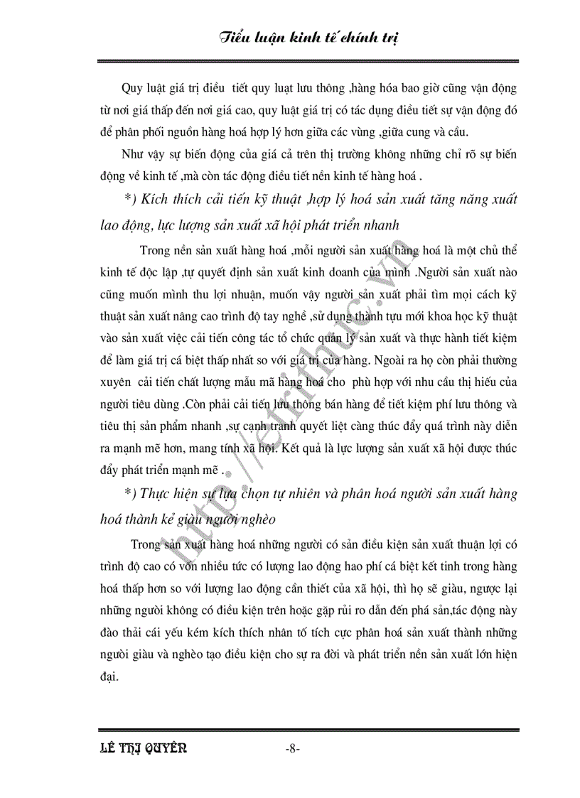 image for page Quy luật giá trị va vai trò của nó trong phát triển kinh tế thị trường ở nước ta