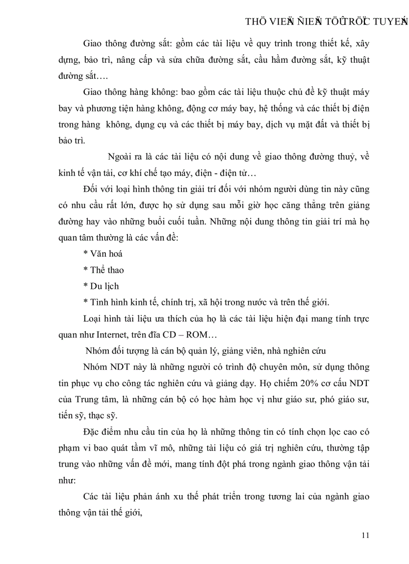 image for page Tổ chức và hoạt động của Trung tâm Thông tin Thư viện Trường Đại học Giao thông Vận tải Hà Nội