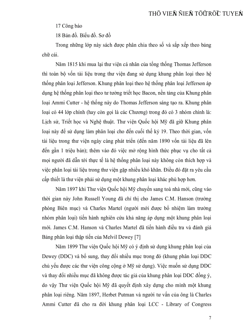 image for page Tìm hiểu Khung phân loại LCC và quá trình áp dụng LCC tại Thư viện và Mạng thông tin Trường Đại học Bách khoa Hà Nội