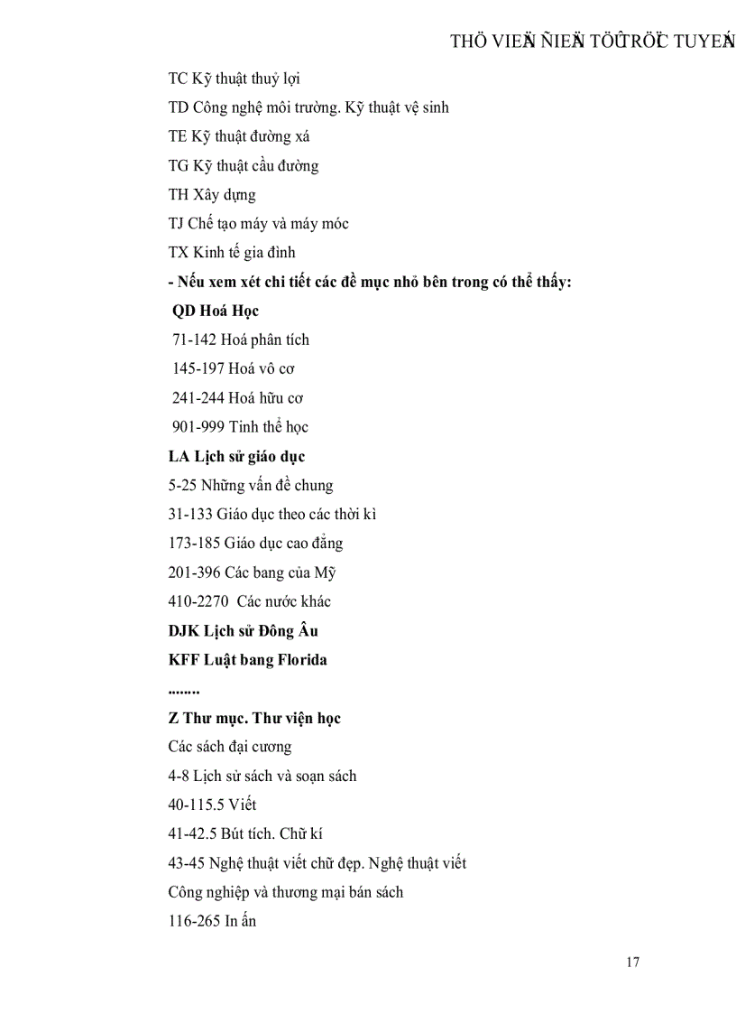 image for page Tìm hiểu Khung phân loại LCC và quá trình áp dụng LCC tại Thư viện và Mạng thông tin Trường Đại học Bách khoa Hà Nội