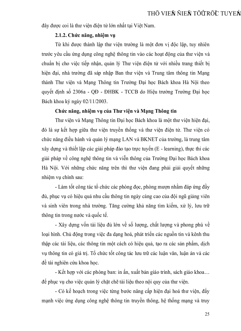 image for page Tìm hiểu Khung phân loại LCC và quá trình áp dụng LCC tại Thư viện và Mạng thông tin Trường Đại học Bách khoa Hà Nội