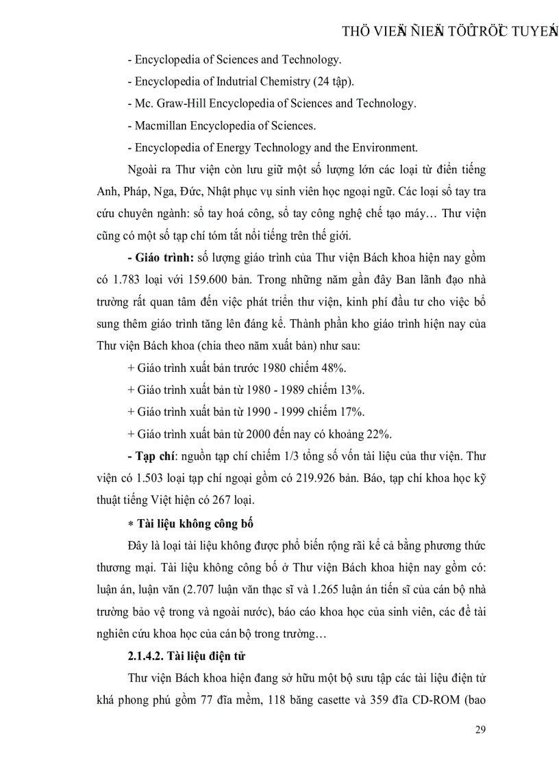 image for page Tìm hiểu Khung phân loại LCC và quá trình áp dụng LCC tại Thư viện và Mạng thông tin Trường Đại học Bách khoa Hà Nội