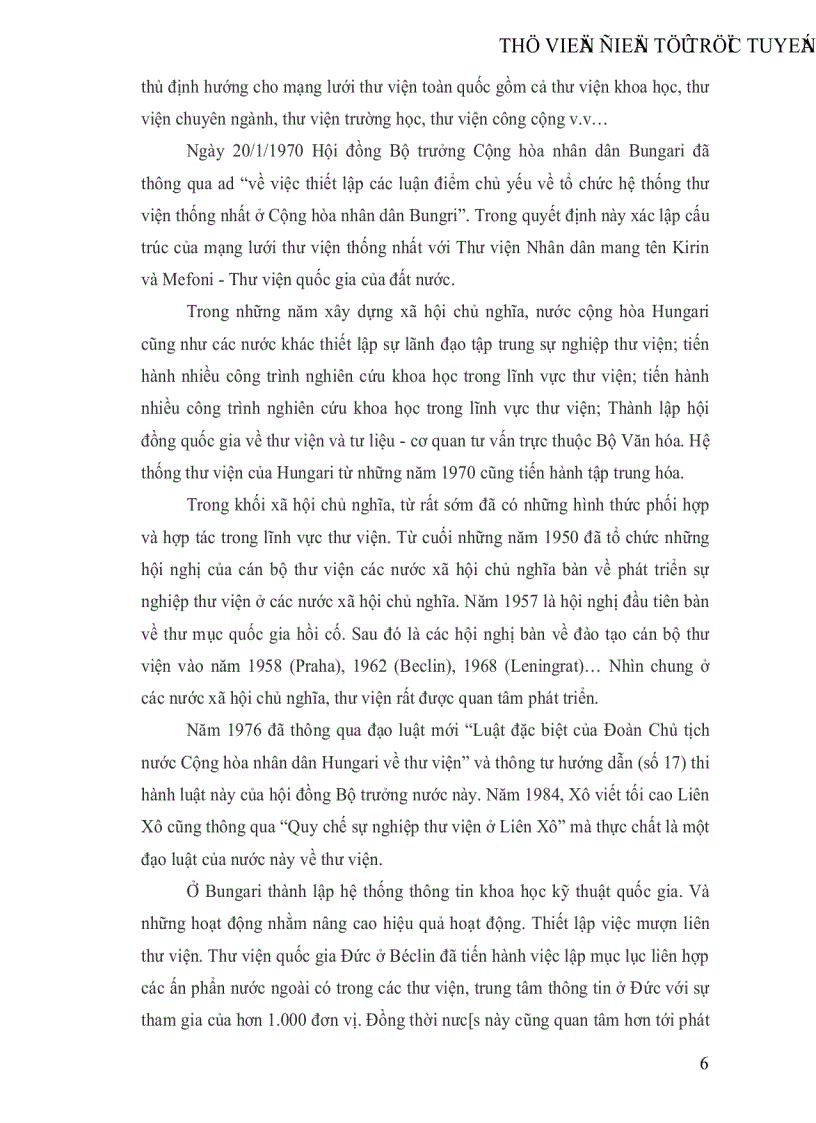 image for page Những vấn đề mới của sự nghiệp thư viện thế giới nửa cuối thế kỷ XX