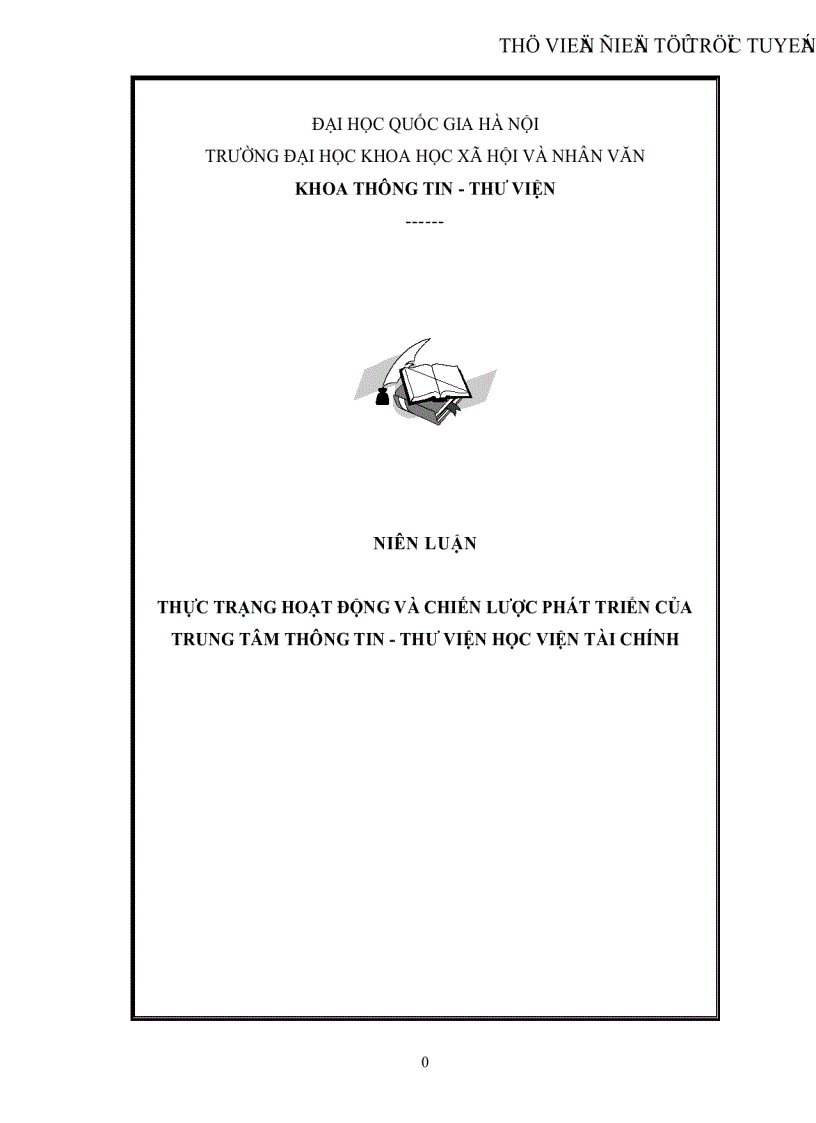 image for page Thực trạng hoạt động và chiến lược phát triển của trung tâm Thông tin Thư viện Học viện Tài chính