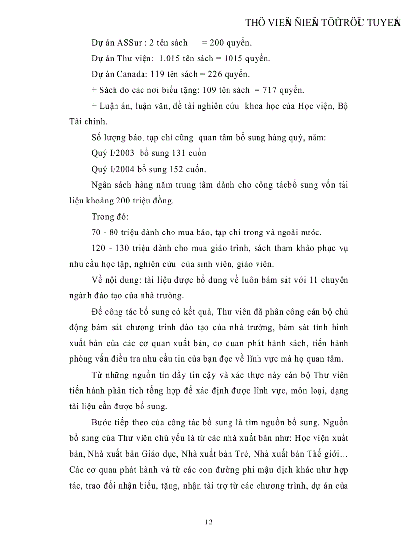 image for page Thực trạng hoạt động và chiến lược phát triển của trung tâm Thông tin Thư viện Học viện Tài chính