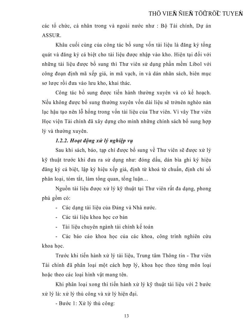 image for page Thực trạng hoạt động và chiến lược phát triển của trung tâm Thông tin Thư viện Học viện Tài chính
