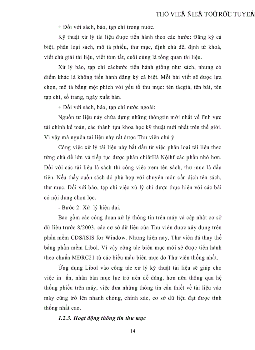 image for page Thực trạng hoạt động và chiến lược phát triển của trung tâm Thông tin Thư viện Học viện Tài chính