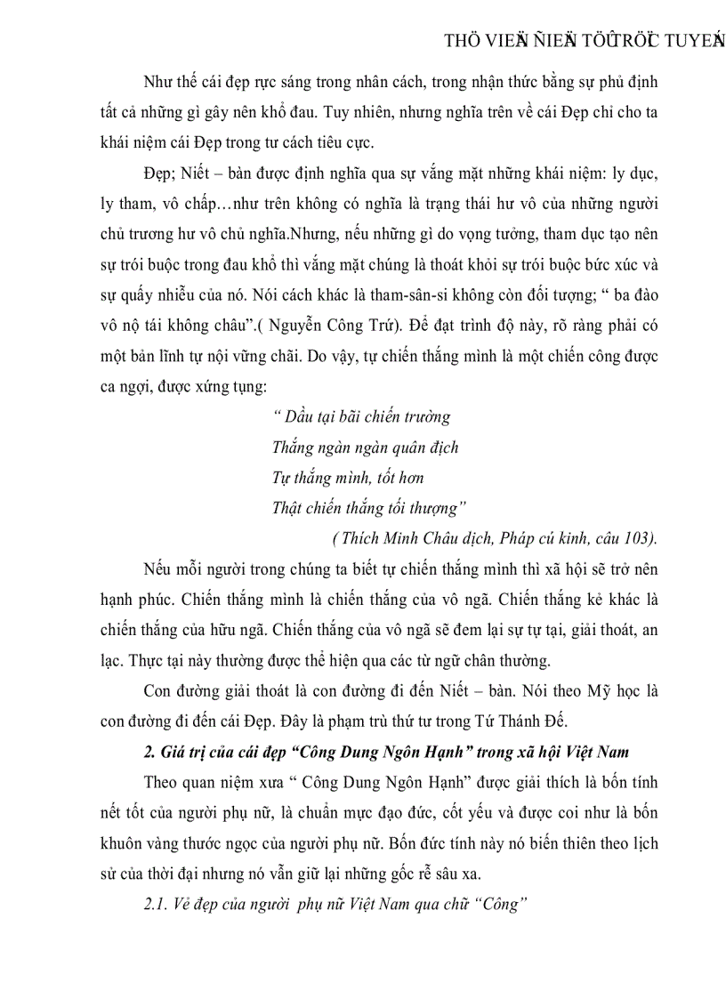 image for page Vẻ đẹp của người phụ nữ Việt Nam trong Công Dung Ngôn Hạnh