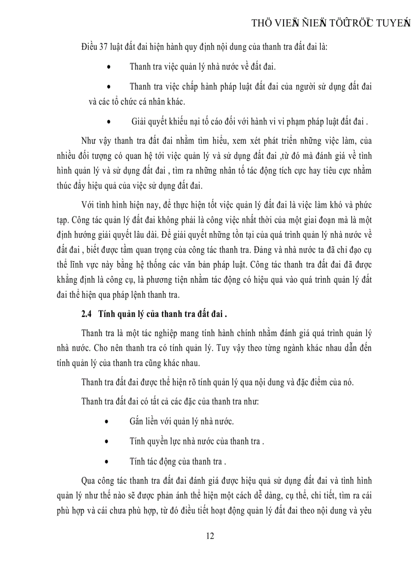 image for page Thanh tra trong quản lý nhà nước về đất đai trên địa bàn huyện Hữu Lũng tỉnh Lạng Sơn