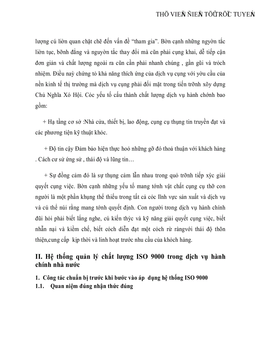 image for page Hệ thống quản lý chất lượng ISO 9000 trong dịch vụ hành chính nhà nước