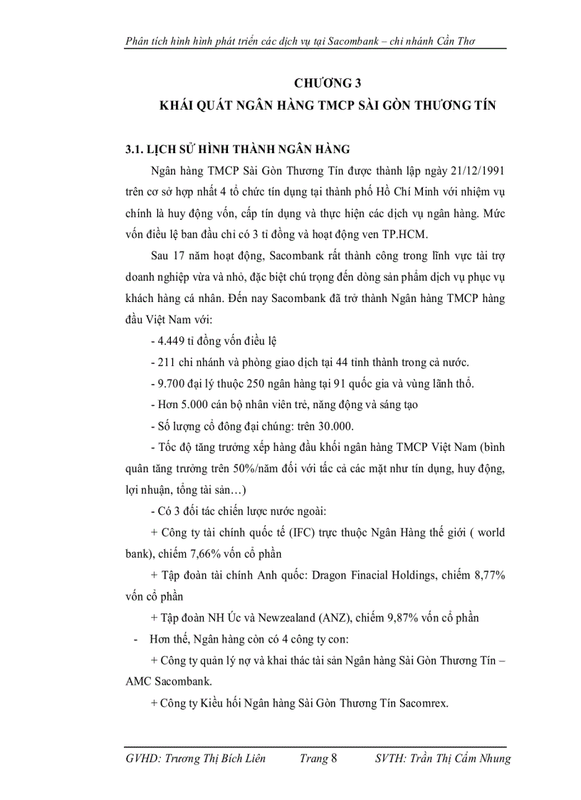 image for page Phân tích Phát Triển Các Dịch Vụ Tại ngân hàng thương mại cổ phần Sài Gòn Thương Tín Chi Nhánh Cần Thơ
