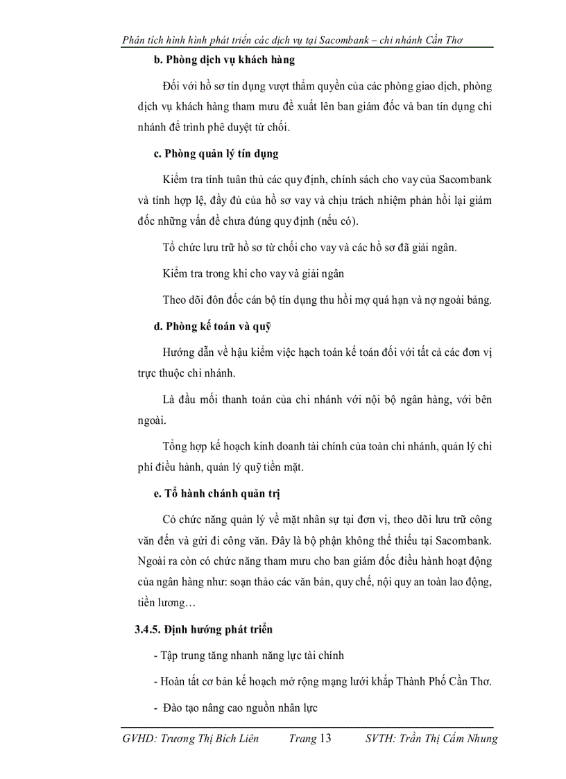 image for page Phân tích Phát Triển Các Dịch Vụ Tại ngân hàng thương mại cổ phần Sài Gòn Thương Tín Chi Nhánh Cần Thơ