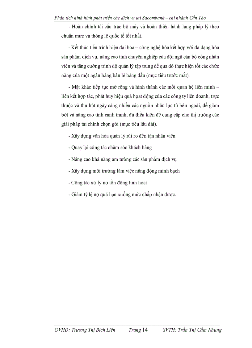 image for page Phân tích Phát Triển Các Dịch Vụ Tại ngân hàng thương mại cổ phần Sài Gòn Thương Tín Chi Nhánh Cần Thơ