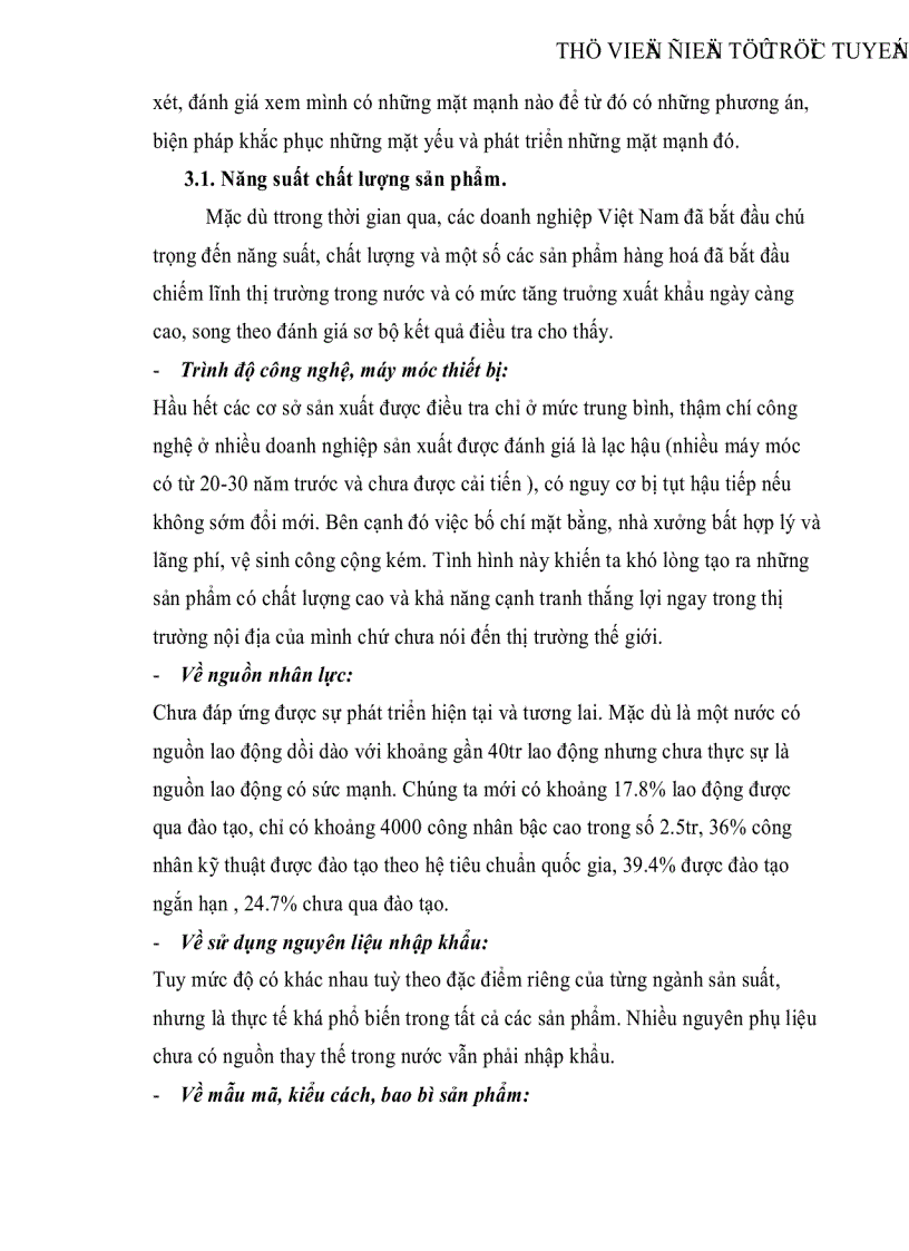 image for page Dệt may trong quá trình hội nhập