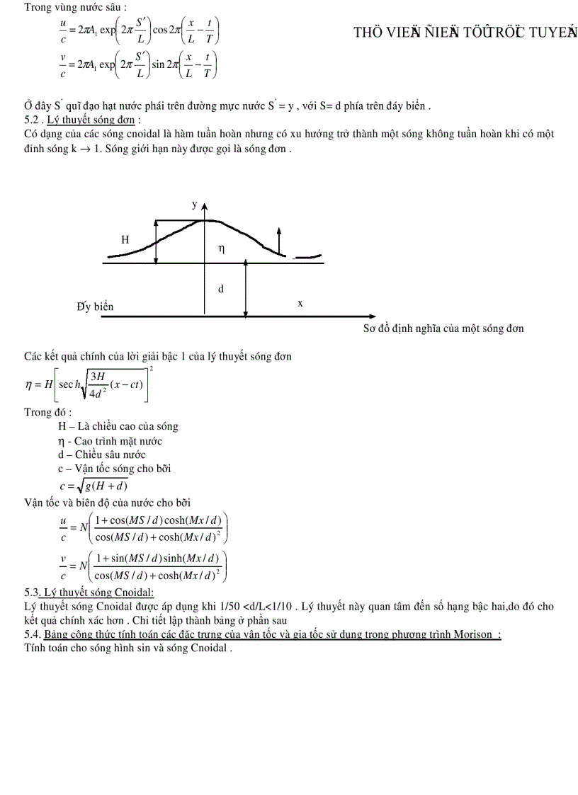 image for page Dao động của cọc đối với công trình biển