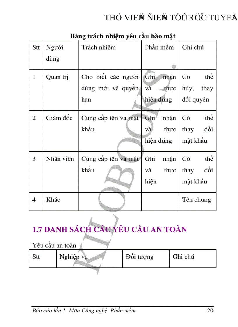 image for page Nhập môn Công nghệ Phần mềm Quản lý các đại lý
