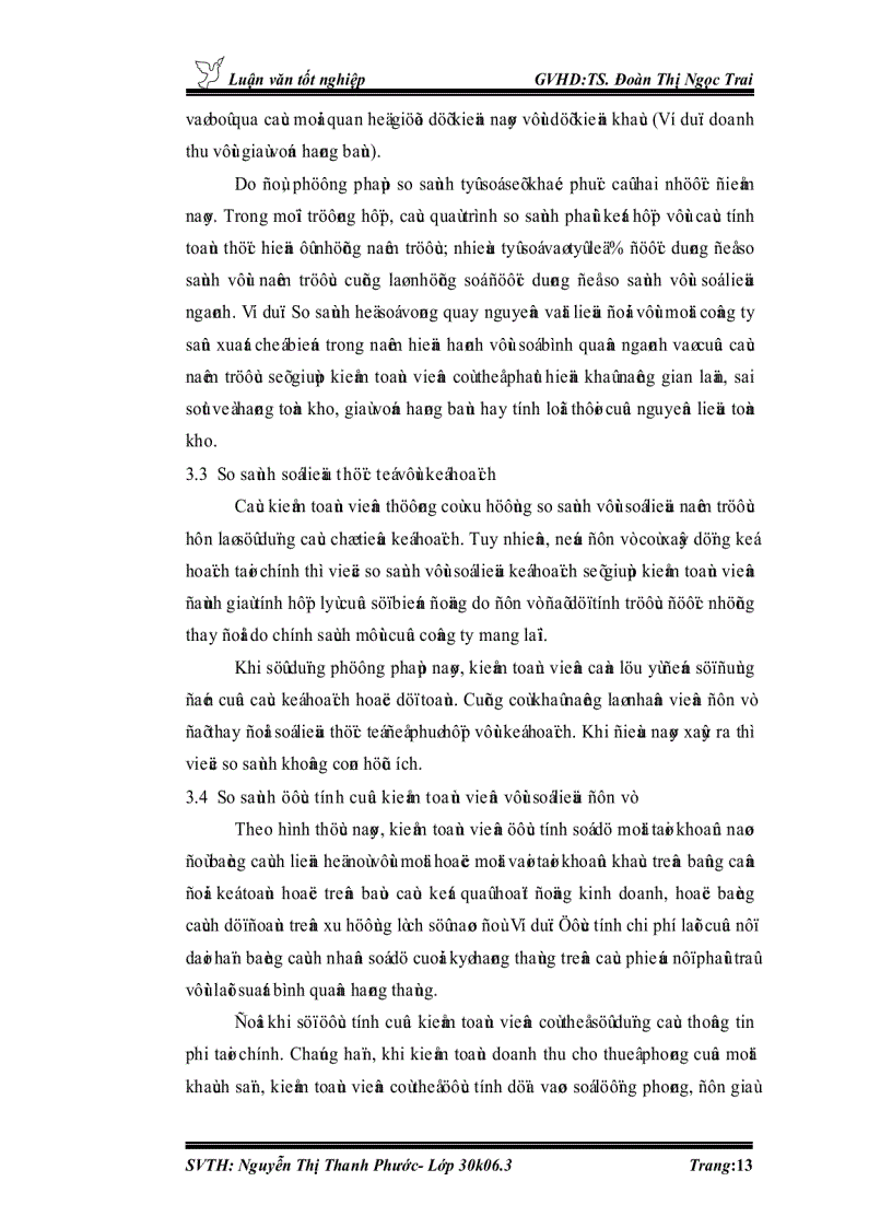 image for page Vận dụng thủ tục phân tích trong kiểm toán Báo cáo tài chính tại công ty TNHH Kiểm toán và Kế toán AAC