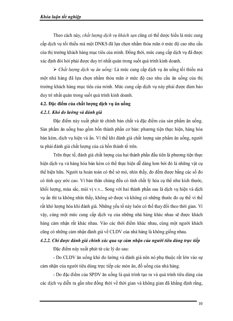 image for page Thực trạng và một số giải pháp nâng cao chất lượng dịch vụ ăn uống tại KS