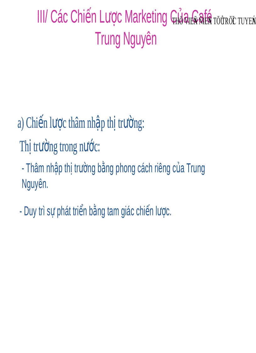 image for page SLIDE Chiến Lược Marketing Của Cafe Trung Nguyên