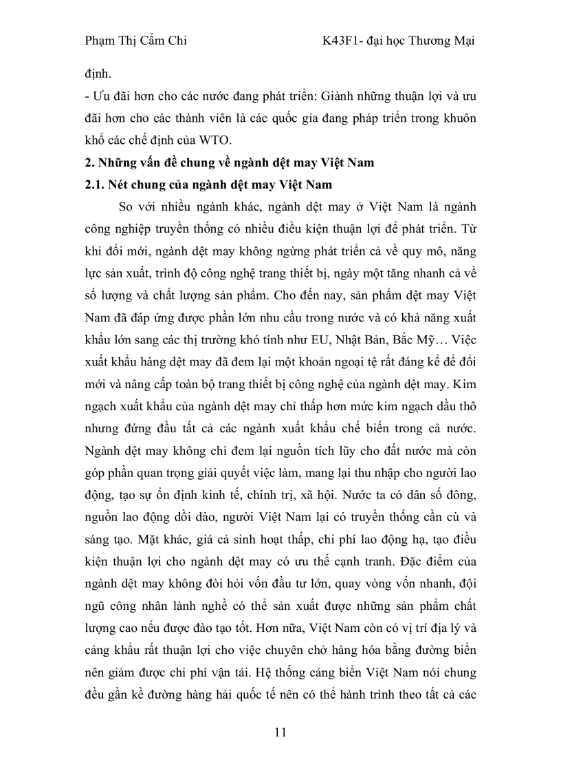 image for page Tác động của việc gia nhập WTO đối với ngành dệt may Việt Nam