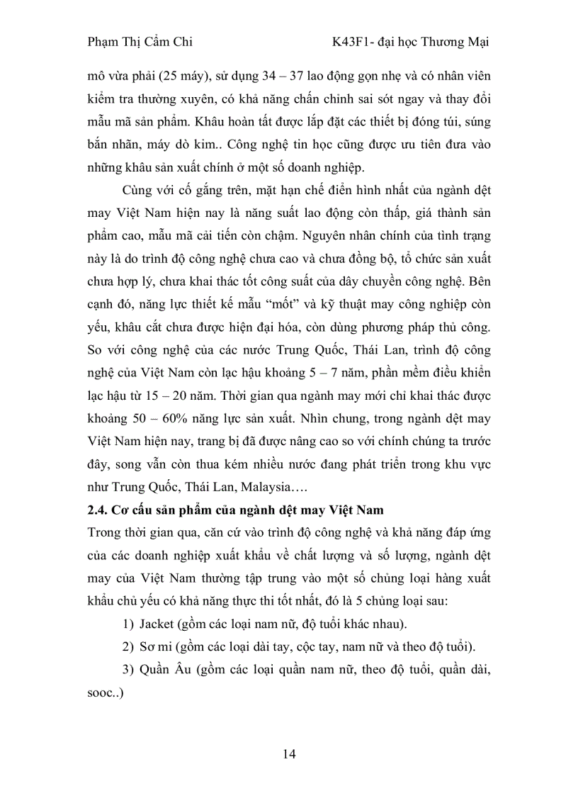 image for page Tác động của việc gia nhập WTO đối với ngành dệt may Việt Nam