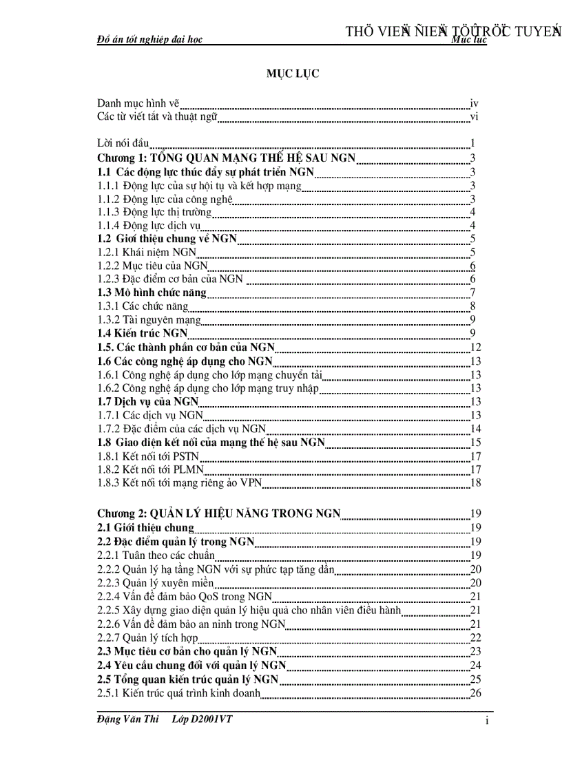 image for page Quản lý hiệu năng trong mạng MGN và ứng dụng tại VNPT
