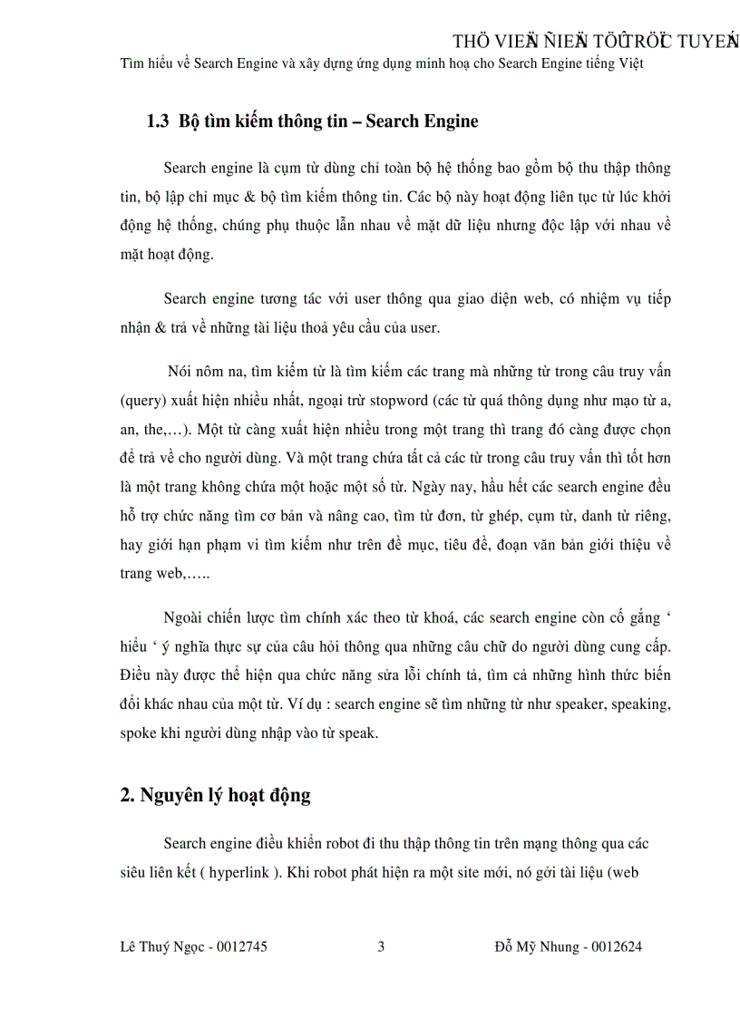 image for page Tìm hiểu về Search Engine và xây dựng ứng dụng minh hoạ cho Search Engine tiếng Việt