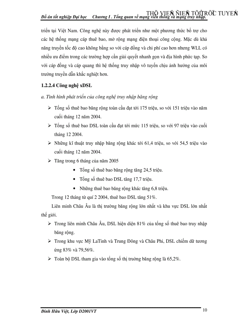 image for page Công nghệ VDSL và khả năng ứng dụng