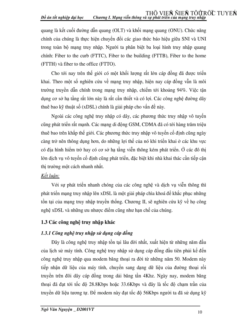 image for page Công nghệ ADSL2 và khả năng ứng dụng