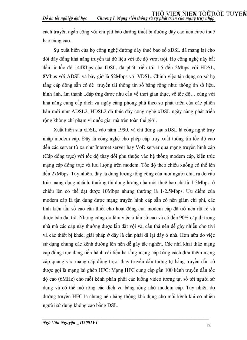 image for page Công nghệ ADSL2 và khả năng ứng dụng