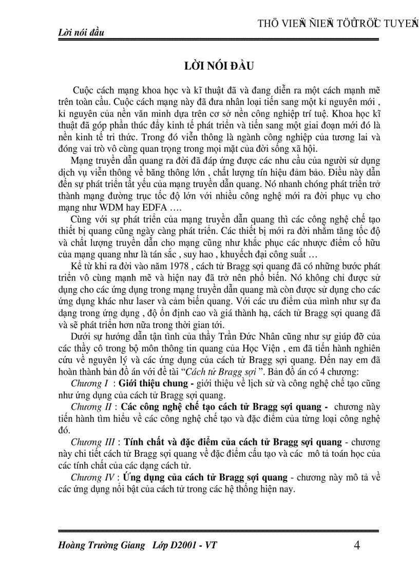 image for page Cách tử Bragg sợi quang