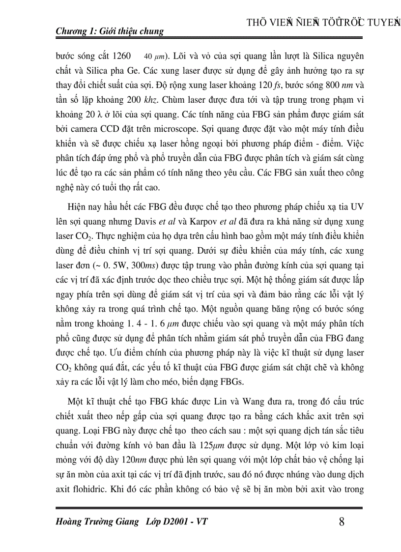 image for page Cách tử Bragg sợi quang