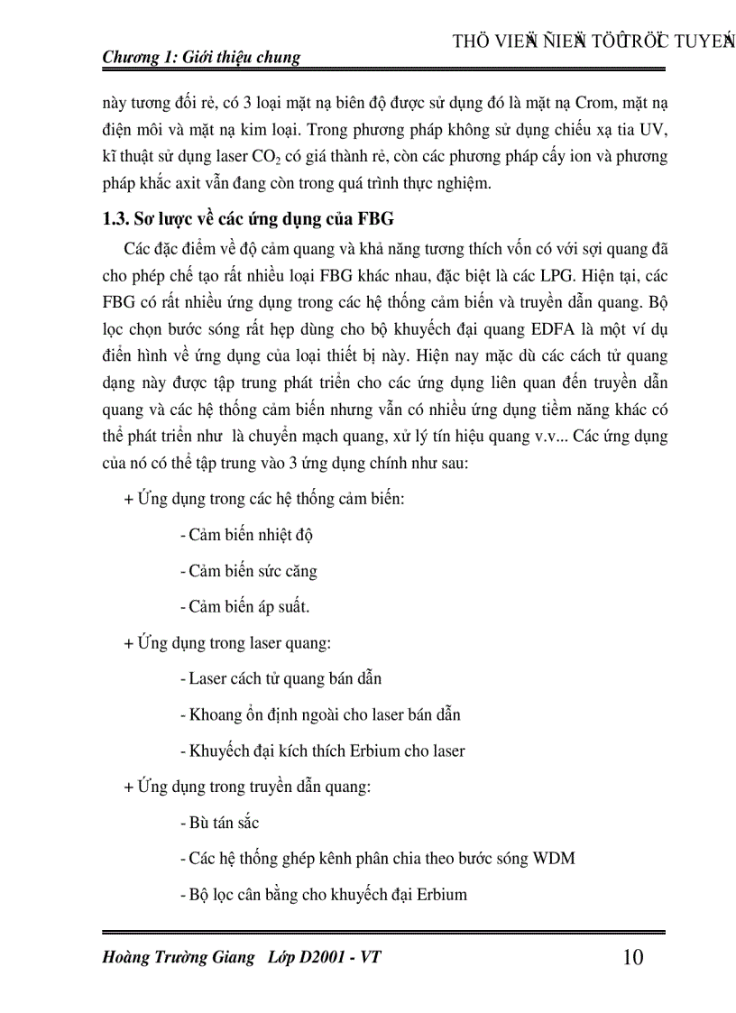 image for page Cách tử Bragg sợi quang