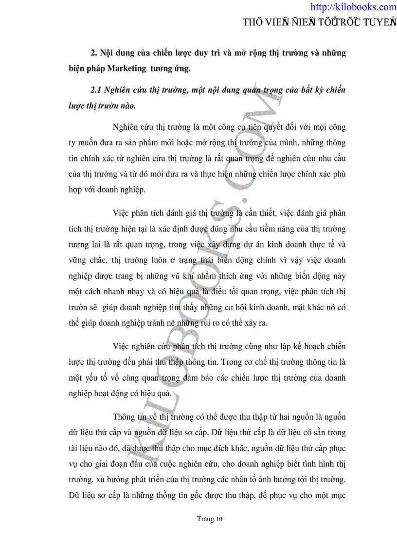 image for page Một số giải pháp Marketing nhằm duy trì và mở rộng thị trường sản phẩm động cơ điện của Công ty chế tạo máy điện Việt Nam Hungari