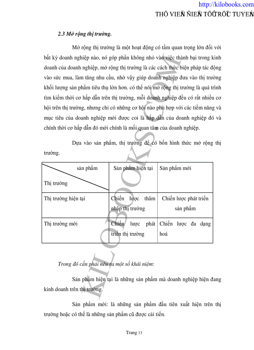 image for page Một số giải pháp Marketing nhằm duy trì và mở rộng thị trường sản phẩm động cơ điện của Công ty chế tạo máy điện Việt Nam Hungari