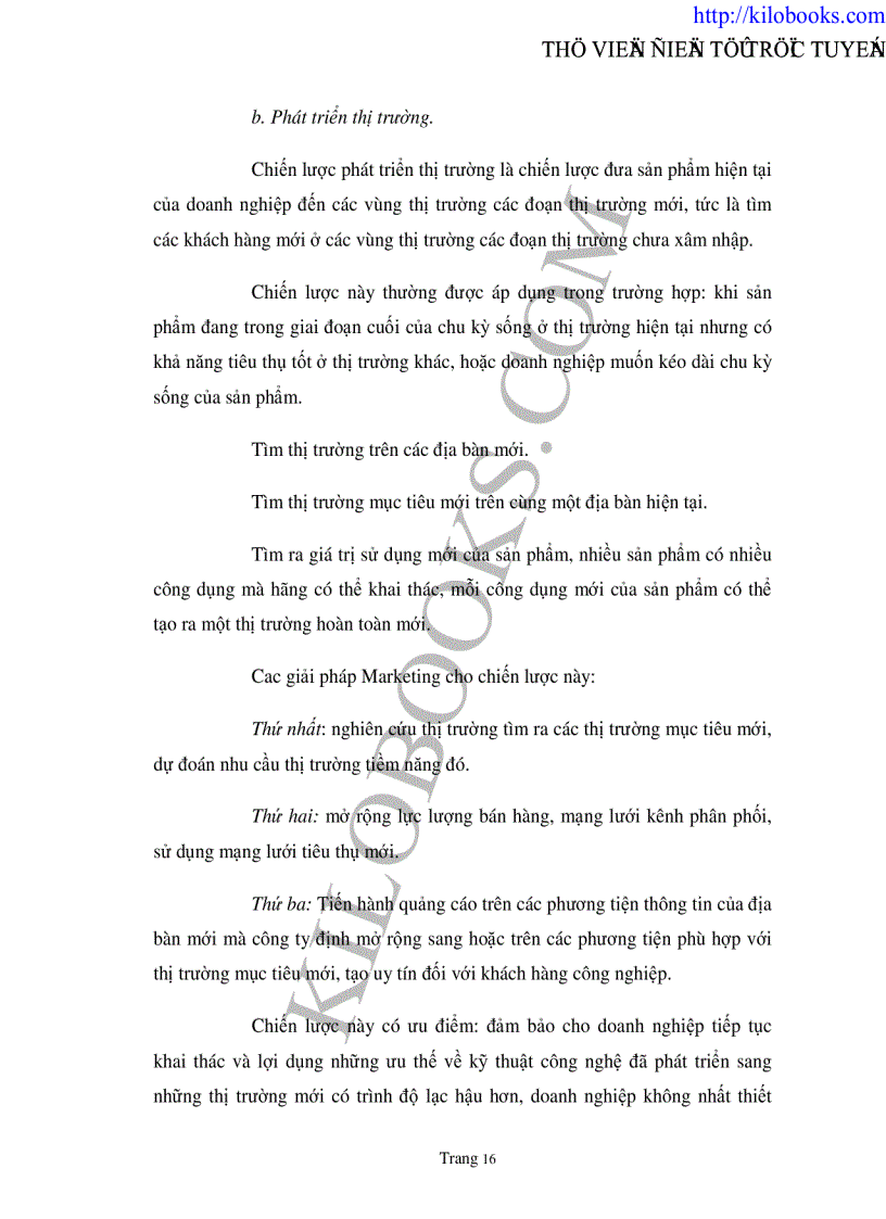 image for page Một số giải pháp Marketing nhằm duy trì và mở rộng thị trường sản phẩm động cơ điện của Công ty chế tạo máy điện Việt Nam Hungari