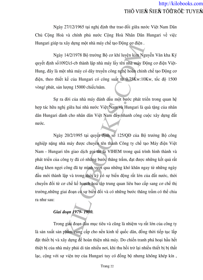 image for page Một số giải pháp Marketing nhằm duy trì và mở rộng thị trường sản phẩm động cơ điện của Công ty chế tạo máy điện Việt Nam Hungari